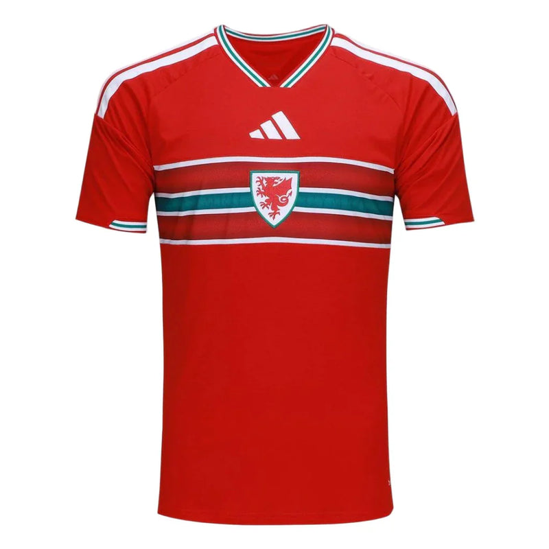Camisa País De Gales Home I 26/27 - Torcedor Adidas Masculina