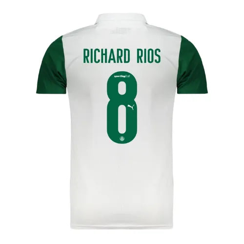 Camisa Palmeiras Away 25/26 Jogador - Branca #RichardRios8