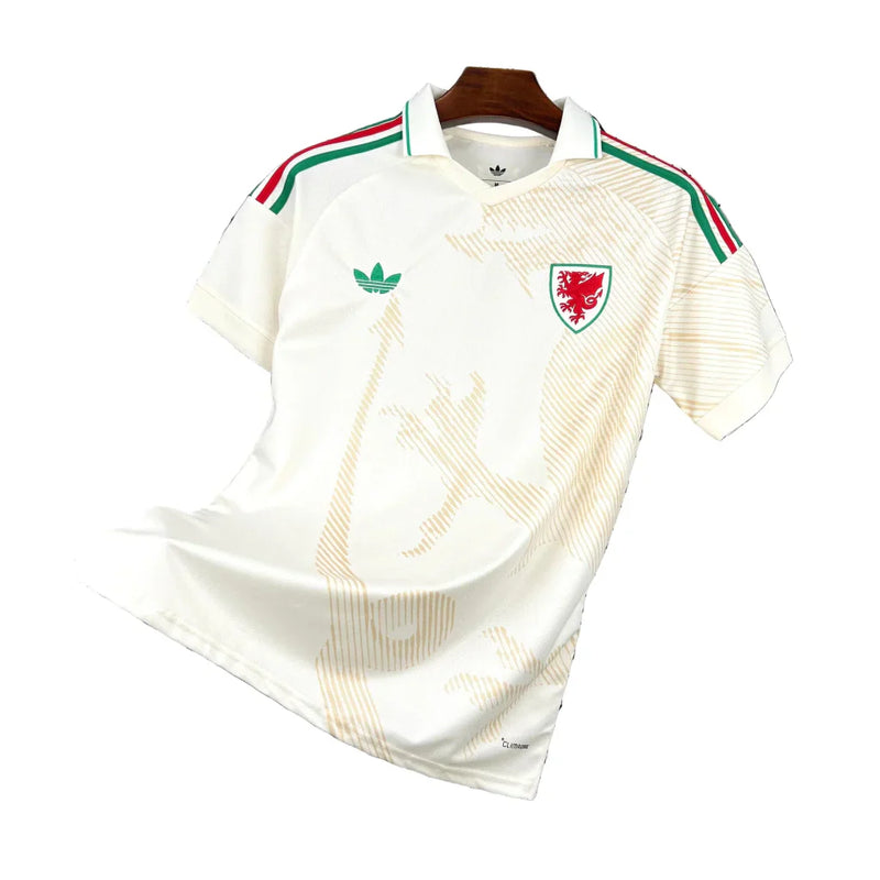 Camisa País De Gales Away II 26/27 - Torcedor Adidas Masculina